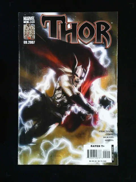 Thor #2J  Marvel Comics 2007 Vf/Nm  Dell'Otto Variant Cover