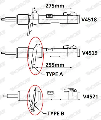 Shock Absorber for FORD:TRANSIT V363 Van,TOURNEO CUSTOM V362 Bus, FK2118045BA