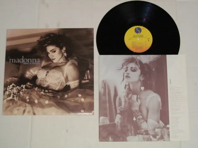 Madonna-Like A Virgin-Rca R 161153/Sire Records 25157-1-Lyric Inner Sleeve-Lp