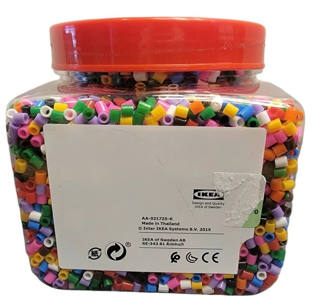 IKEA CRAFT PYSSLA Melt Fuse Beads Perler Beads Assorted Colors Melting