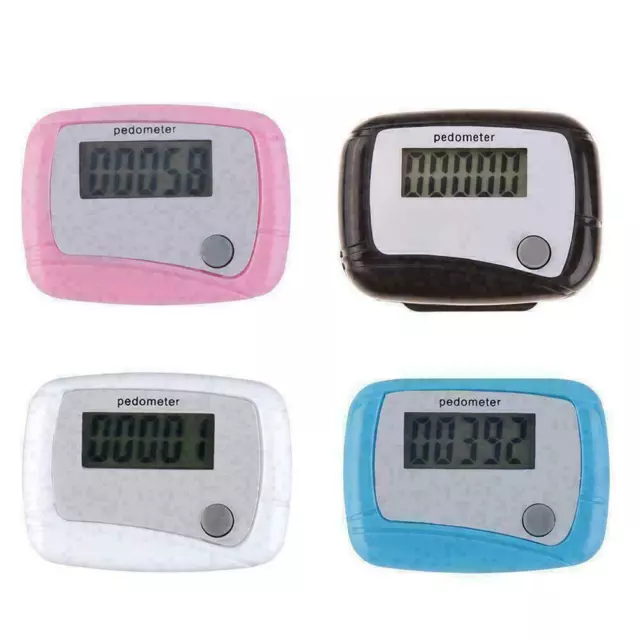 LCD Digital Step Pedometer Walking Calorie Counter Belt . Distance Clip T5E8