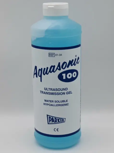 Aquasonic 100 Ultrasound Transmission Gel Squeeze Bottle - 1 Liter - EXP 02/26