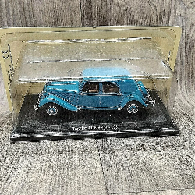 Voiture Citroen Traction 11 B Belge 1951 Uh Pour Atlas 1:43 Neuf Boite