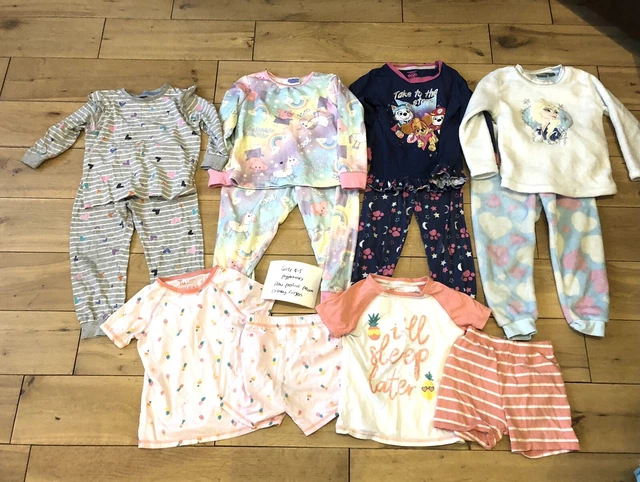 Pacchetto pigiami ragazze età 4-5 anni pattuglia zampe peppa maiale Disney congelato corto lungo