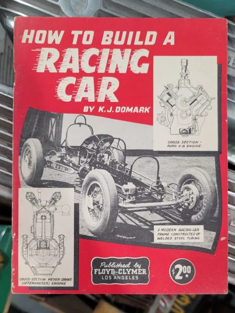 Vintage How To build a RACING CAR 49 Offie Midget SPRINT Dirt Track KURTIS Kraft