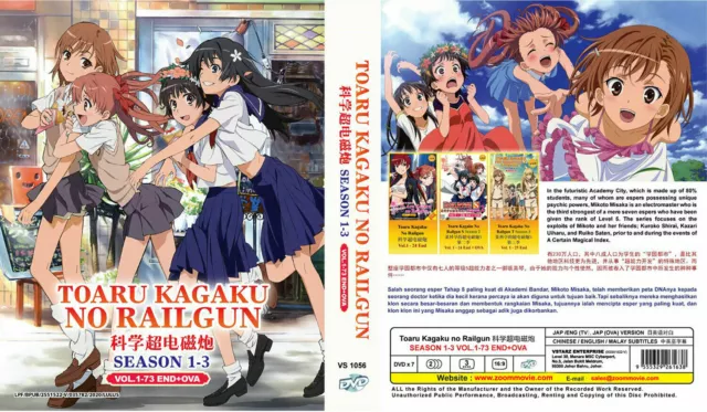 Toaru Kagaku no Accelerator Volume 1 Blu-Ray & DVD [Released Today