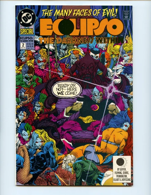 Eclipso Darkness Within #2 Comic Book 1992 NM Robert Loren Bart Sears DC Lobo