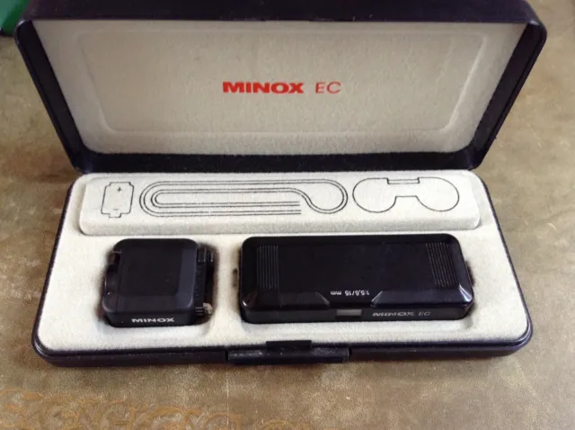 Minox Ec Spy Photo Camera Con Scatola Originale Ed Accessori