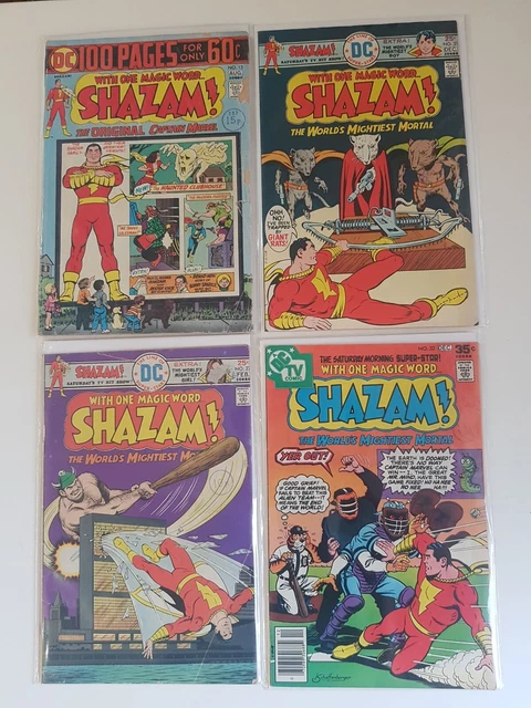 Shazam Bundle bundle - 4 Bronze Age comics - 13, 21, 22, 32