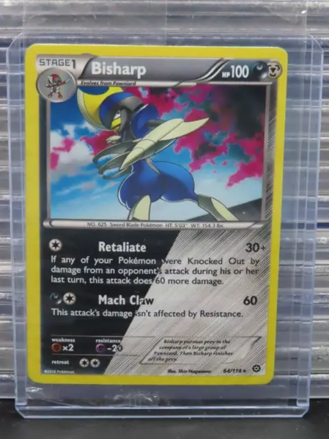 Pokemon Steam Siege Bisharp Promo Holo #64/114 (A)