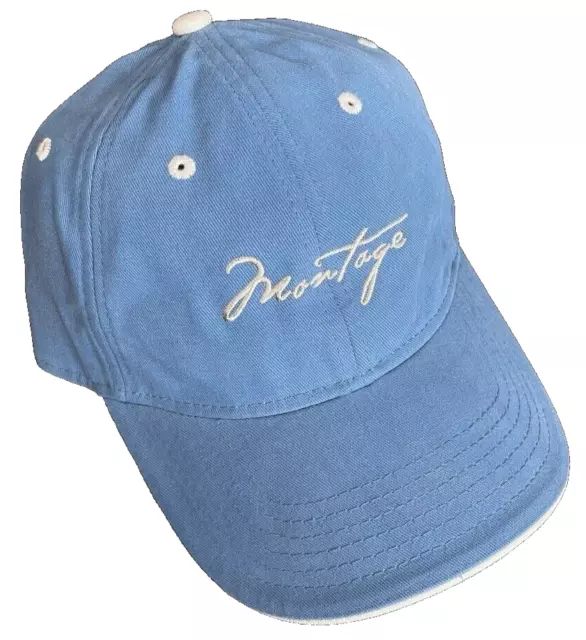 Montage Hotel Laguna Beach Ca Embroidered Adjustable Baseball Hat New Blue