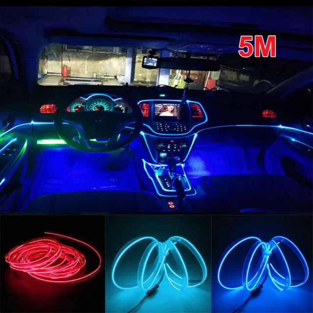 Auto Led Interieur Streifen Licht 3m USB Neon Draht Lichter