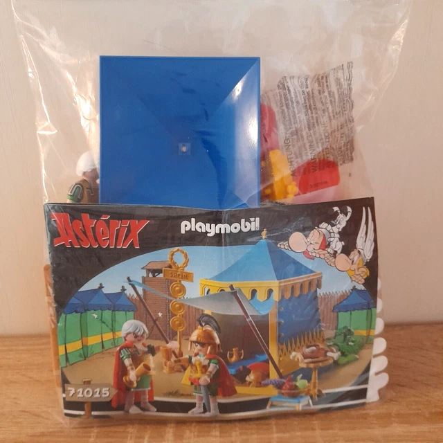 PLAYMOBIL Asterix 71015 Anführerzelt mit Generälen, Spielzeug für