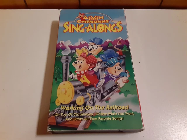 VHS ALVIN AND The Chipmunks Sing-Alongs Working On The Railroad EUR 4