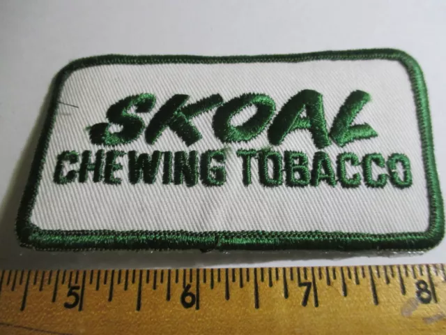 SKOAL CHEWING TOBACCO Patch Snuff Smokeless Tobacco Vintage 70's NOS ...