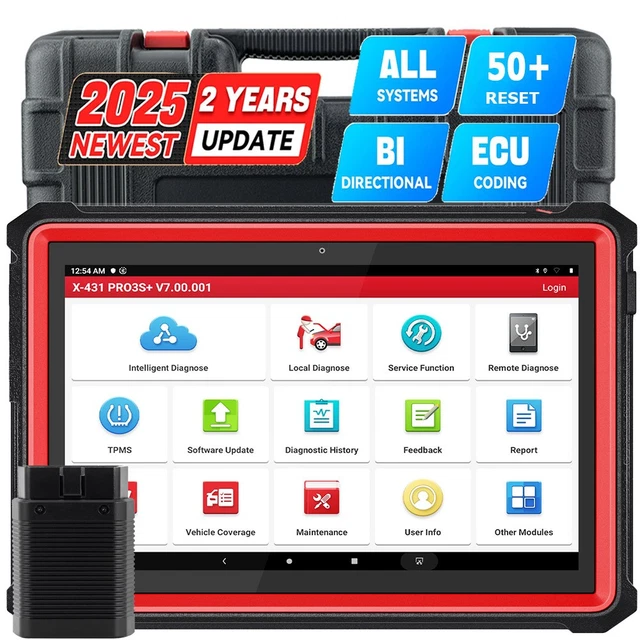 2026 LAUNCH X431 PRO3S+ V2.0 Car Diagnostic Scan Tool Full System ECU ...