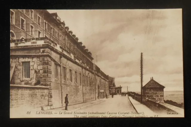 1900s Le Grand Seminaire Barracks Langres France Haute-Marne Co Postcard