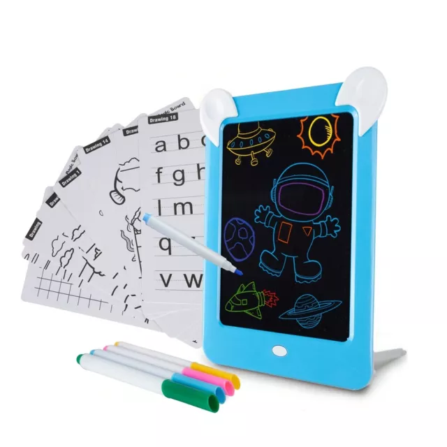 MalPlay LED Zaubertafel Bunte Schreibtafel Reisegröße für Kinder ab 3 Jahren