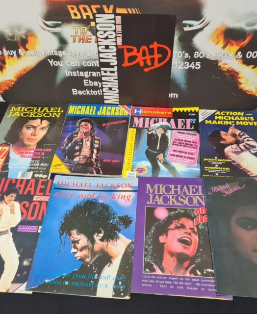 MICHAEL JACKSON Vintage Magazines & Poster Mags Bundle Lot A29