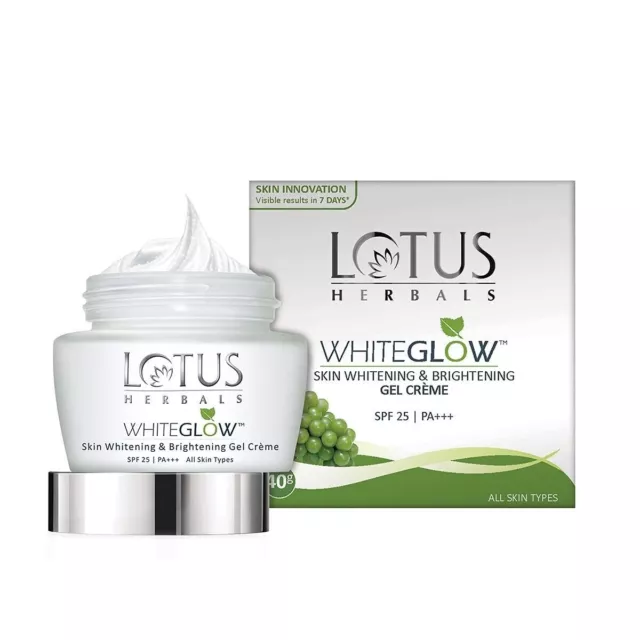 Lotus Herbals Whiteglow Gel-crème blanchissant et éclaircissant pour la...