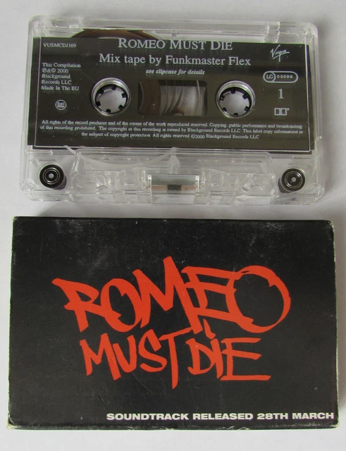 ROMEO MUST DIE Cassette Mix Tape By Funkmaster Flex