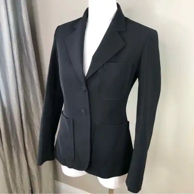 Louis Vuitton Black Tailored Single Breasted Hourglass Blazer S