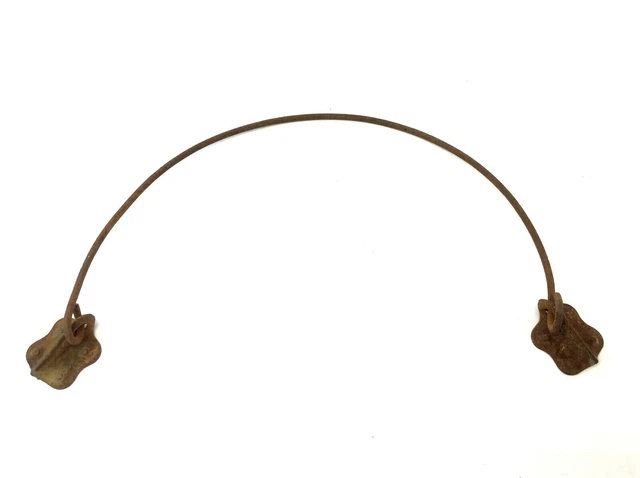 Antique Old Wire Wrought Iron Metal Bucket Handle Large Pot Part Decorative