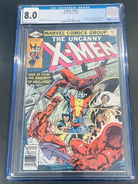 X-Men #129 CGC 8.0 1st Kitty Pryde, Emma Frost And Sebastian Shaw