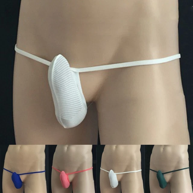 Hommes Sexy Sous-vêtement Taille Basse Slip String Extensible Bikini G-String