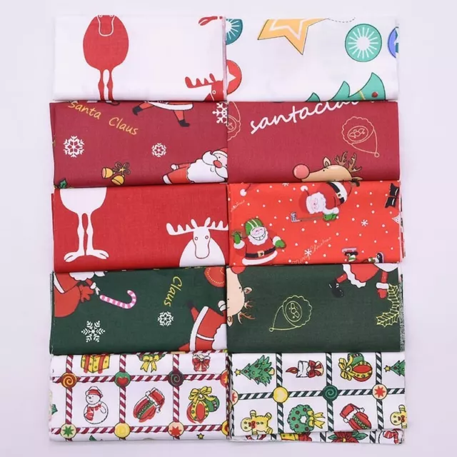 1 Item Christmas Mixed 100% Cotton Fabric Material Joblot Value Bundle Scraps