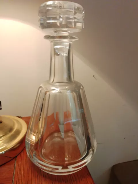  Full size Decanter, 20th Century Wonderful Crystal antique 