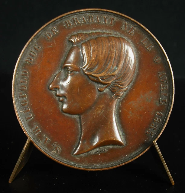 BELGIQUE LEOPOLD Ier - 5 FRANCS ARGENT 1853 - MARIAGE DUC DE BRABANT, Argent, - Suffren Numismatique
