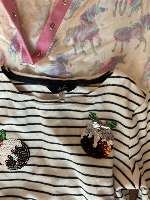 Girls clothes bundle age 8 9 10 monsoon joules dress jumper tops leggings pyjama 2