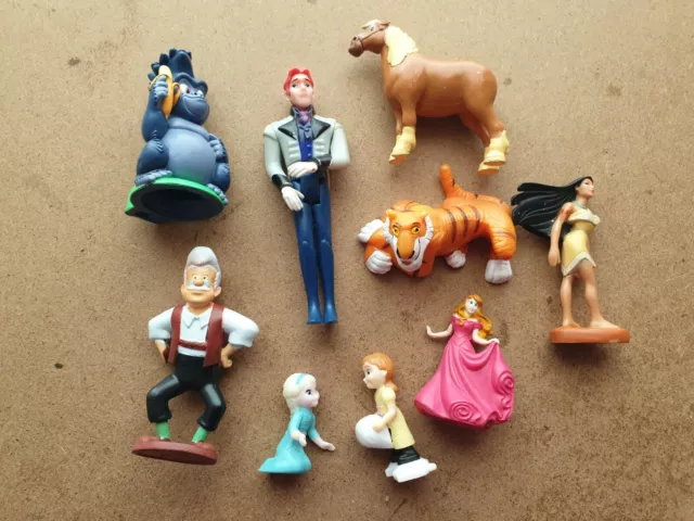 Disney Selection Of Figures. Various Characters. Cake Topper. Kids Toys.