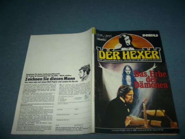 Der Hexer Gruselroman Heft Nr.1