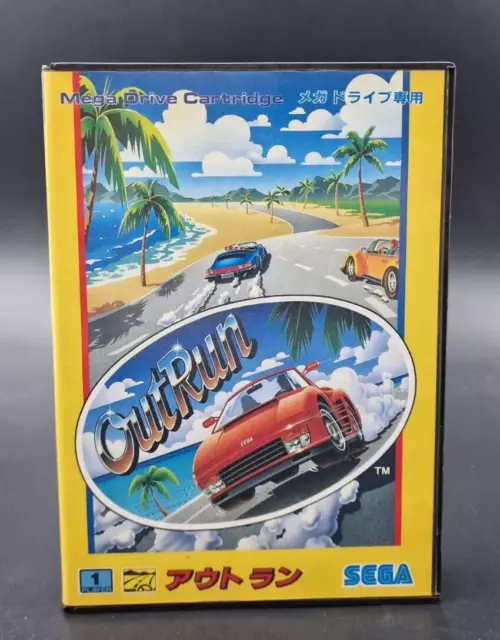 OutRun Out Run - Sega Megadrive - Complet - NTSC-J JAP JAPAN - Très Bon Etat