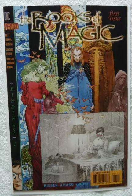 DC Vertigo: Books of Magic #1 with original promo poster