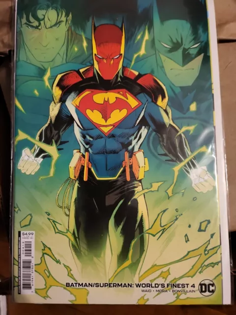 BATMAN SUPERMAN WORLDS FINEST #4 ~ DC 2022 ~ Mora Variant 2nd Print New