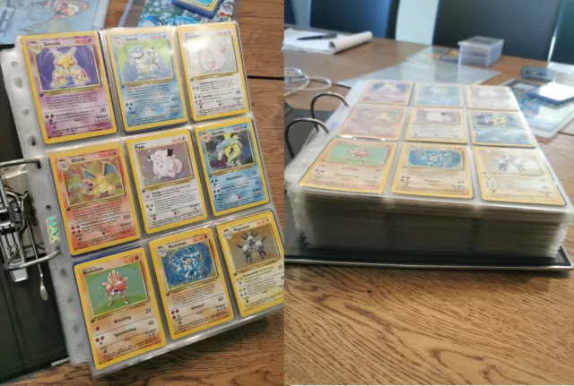 1000 Karten KOMPLETT Sets 1999-2002 WOTC | Pokemon Karten Basis Set 1. Glurak