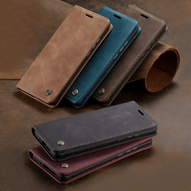 Hülle Handy Tasche Schutzhülle Book Case Flip Cover Wallet Etui Leder Magnet