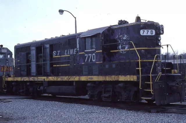 ORIGINAL 1978 RAILROAD SLIDE SEABOARD COAST LINE 770 GEORGIA EMD GP7 ex ACL