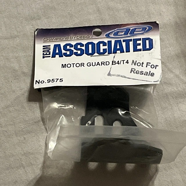 Team Associated RC10 B4 T4 Series Motor Guard Plastic Black (1) 9575