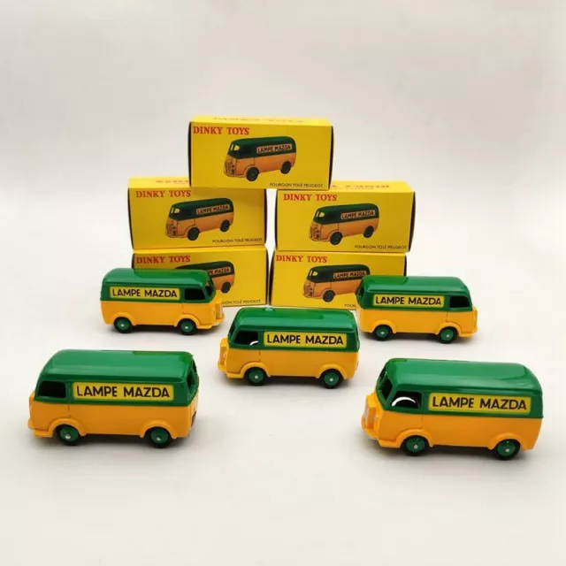 1/43 Lot Of 5pcs Atlas Dinky Toys 25B Peugeot Fourgon Tole D.3.A LAMPE MAZDA