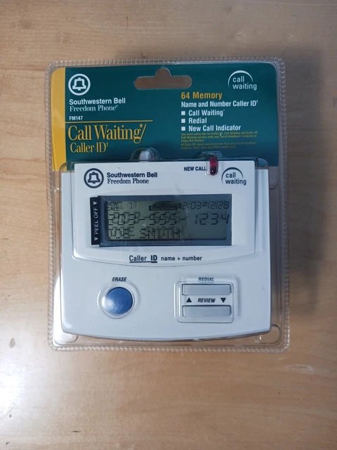Southwestern Bell Caller ID FM147 Freedom Phone Call new in box hard to find wow