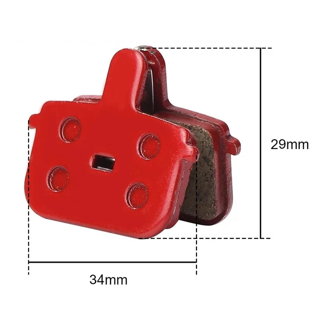 PREMIUM RESIN IRON Bike Brake Pads Pack of 4 for Better Stopping Power