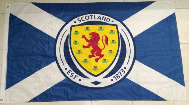 OFFICIAL TEAM SCOTLAND Football Association SFA FLAG 5" by 3"