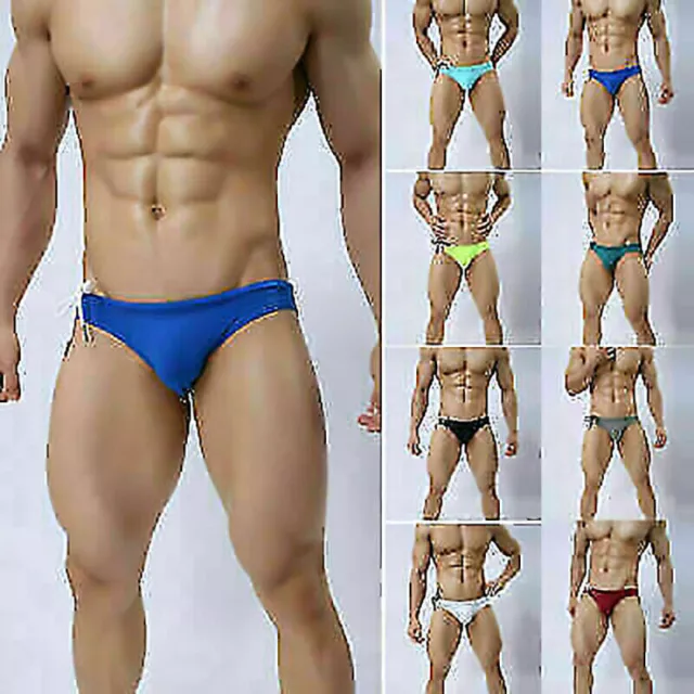 Men Sexy Swimwear Trunks Thongs Bathing Briefs Beach Surfing Panttie Swim Bikini