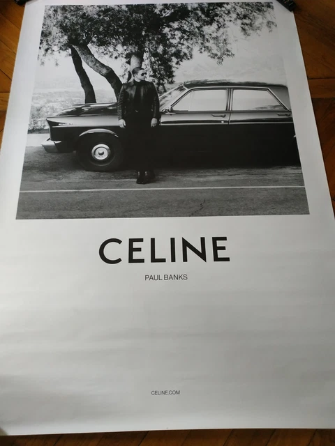 Poster for Céline, Paul Banks Interpol 4x6ft, affiche 120x174cm