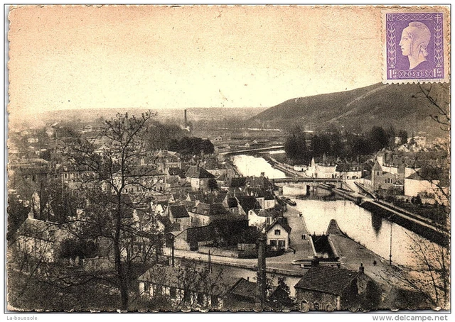 58 CLAMECY - vue generale prise du crot pincon --