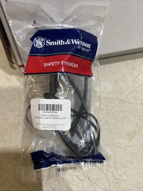 Smith & Wesson 38 Special Safety Glasses with Smoke Lens ANSI Z87.1 Rated 19859